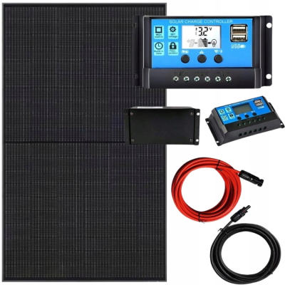 Zestaw Solarny Panel Słoneczny 440W MONO + Regulator 30A PWM Zestaw do ładowania akumulatora