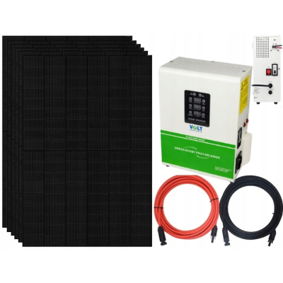 Zestaw Solarny Do Grzania Wody w Bojlerze 5000W CWU Przetwornica SINUS 230V