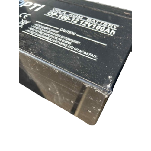 OUTLET Akumulator AGM OPTI 12V 100 Ah VRLA BEZOBSŁUGOWY
