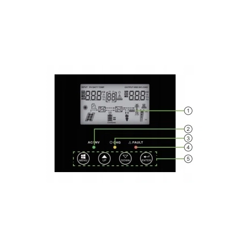 Zestaw solarny Off-Grid Przetwornica 230V 5000W Magazyn 5kWh Panele 1760Wp Akumulator Inwerter