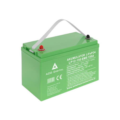 Akumulator LiFePO4 150 Ah 150A 12V Bluetooth Mata grzewcza