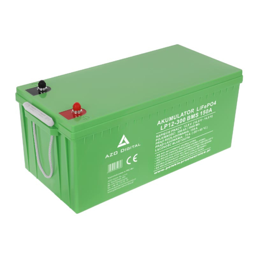 Akumulator LiFePO4 300 Ah 150A 12V Bluetooth Mata grzewcza