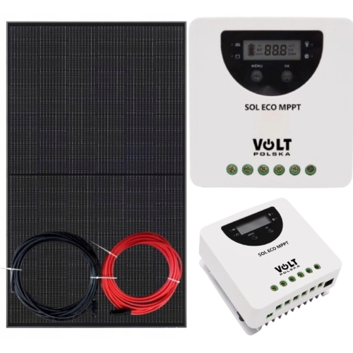 Panel Słoneczny Zestaw Solarny 440w + Regulator ECO 20A MPPT 12/24v Bluetooth