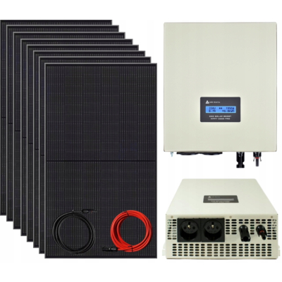 Zestaw do grzania wody Eco Boost 3000W CWU BOJLER 230V Panele 3240Wp