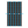 Panel Fotowoltaiczny Słoneczny 440W Full Black Mono Bateria Solarna Halfcut