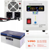 Zestaw Zasilacz Awaryjny UPS Pieca 1000E 12V Sinus Pro + Akumulator 110Ah żelowy