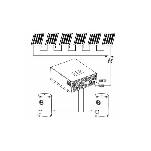 Przetwornica solarna ECO Solar Boost PRO MPPT-3000 3.5kW do bojlera grzania wody