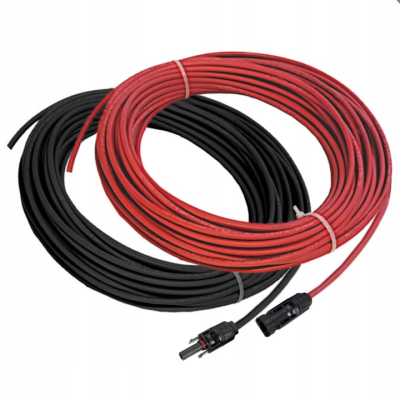 Kabel Solarny 4mm2 Konektor MC4 para 1m +/- ( od 1m do 100m )