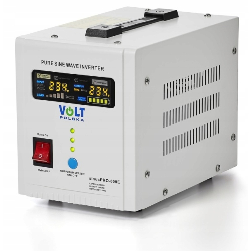 ZASILANIE UPS AWARYJNE PIECA CO 800E ZASILACZ 12V + AKUMULATOR 100Ah