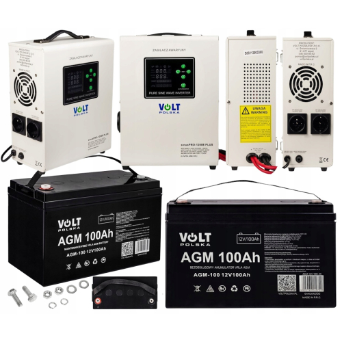 ZASILANIE AWARYJNE ZASILACZ AWARYJNY UPS PIECA CO 1200E PLUS 12V 100ah AGM