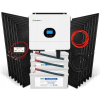 Zestaw Solarny Off-Grid 230V Growatt 6000W Magazyn Żelowy 10kWh 12 Paneli