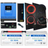 Zestaw fotowoltaiczny 3000w OFFGRID Panel Bateria Żelowa Przetwornica 230v