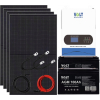 ZESTAW SOLARNY 3000W X4 PANELE 440W SOLAR PRZETWORNICA 230v MPPT AKUMULATOR
