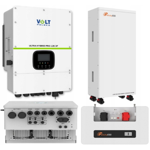 Inwerter Hybrydowy ULTRA PRO 12kW 3-faz + Magazyn energii LifePO4 15kWh