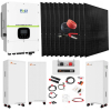 Zestaw Solarny Inwerter 12000W 3 fazy OFF-GRID + Magazyn LifePO4 15kWh + PV