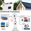 Magazyn Energii Bateria LifePO4 17kWh 16896Wh 51,2V 330Ah BMS DEYE GROWATT