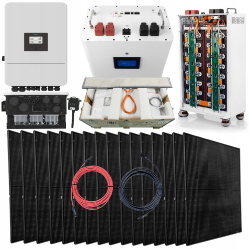 Zestaw solarny 8000W Deye Hybrydowy Magazyn Energii LifePO4 17kWh + PV 8kW
