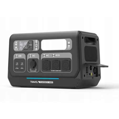 STACJA ZASILANIA VOLT POLSKA LIFEPO4 2400W 2048Wh SINUS 230V USB-C LCD LED