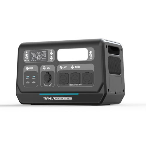 STACJA ZASILANIA VOLT POLSKA LIFEPO4 2400W 2048Wh SINUS 230V USB-C LCD LED