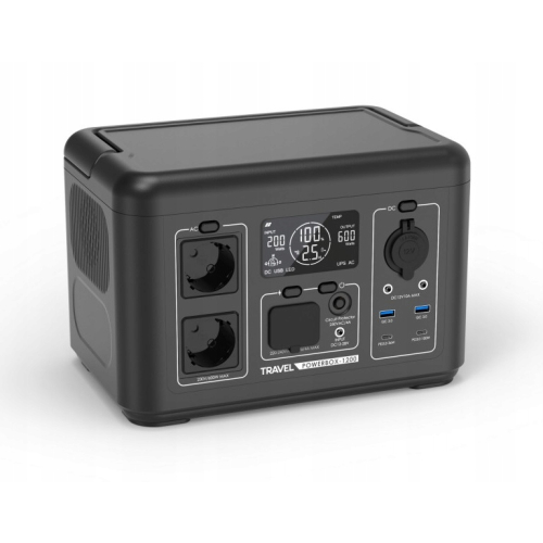 STACJA ZASILANIA VOLT POLSKA LIFEPO4 600W 512Wh SINUS 230V USB-C LCD UPS