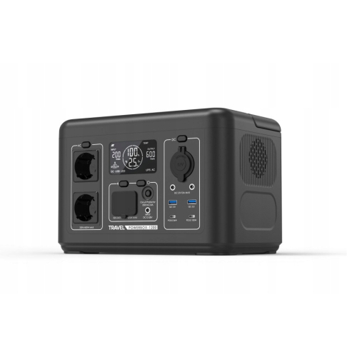 STACJA ZASILANIA VOLT POLSKA LIFEPO4 600W 512Wh SINUS 230V USB-C LCD UPS