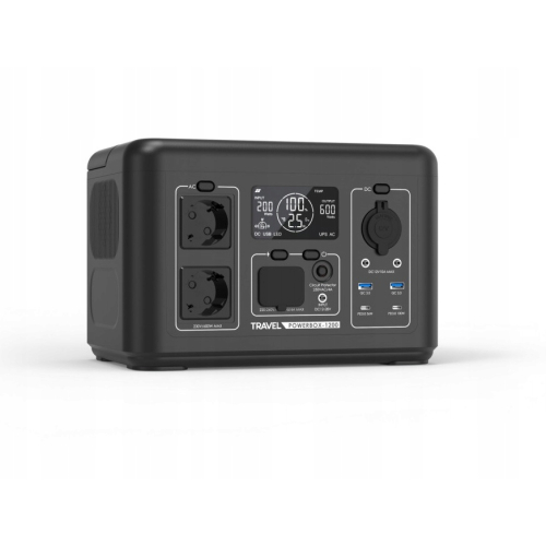 STACJA ZASILANIA VOLT POLSKA LIFEPO4 600W 512Wh SINUS 230V USB-C LCD UPS