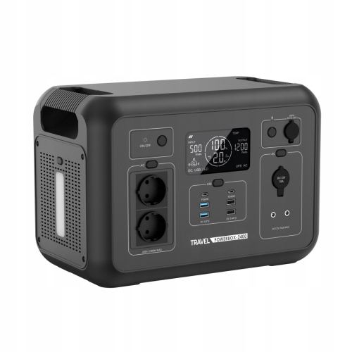 STACJA ZASILANIA VOLT POLSKA LIFEPO4 600W 512Wh SINUS 230V USB-C LCD UPS