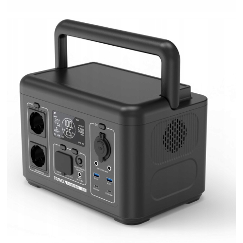 STACJA ZASILANIA VOLT POLSKA LIFEPO4 600W 512Wh SINUS 230V USB-C LCD UPS