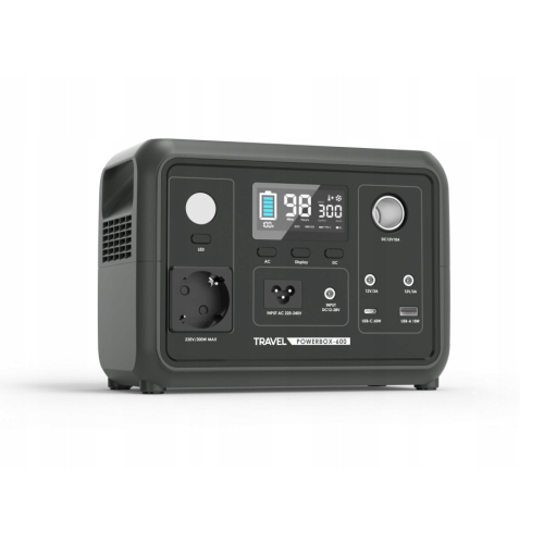 STACJA ZASILANIA VOLT POLSKA LIFEPO4 300W 256Wh SINUS 230V USB-C LCD UPS