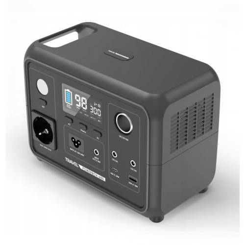 STACJA ZASILANIA VOLT POLSKA LIFEPO4 300W 256Wh SINUS 230V USB-C LCD UPS