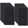 PANELE SŁONECZNE x12 500W Monokrystaliczne 6kWp FullBlack Bifacjal 6000W